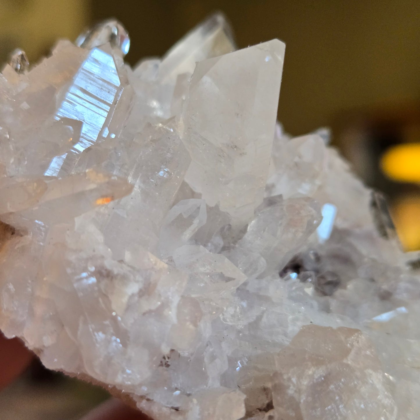 Natural Brazilian Quartz cluster