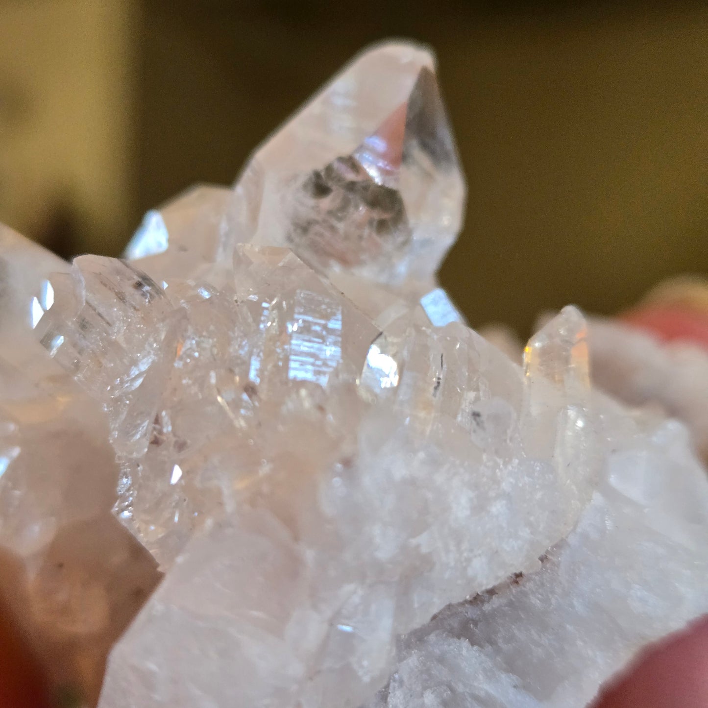 Natural Brazilian Quartz cluster