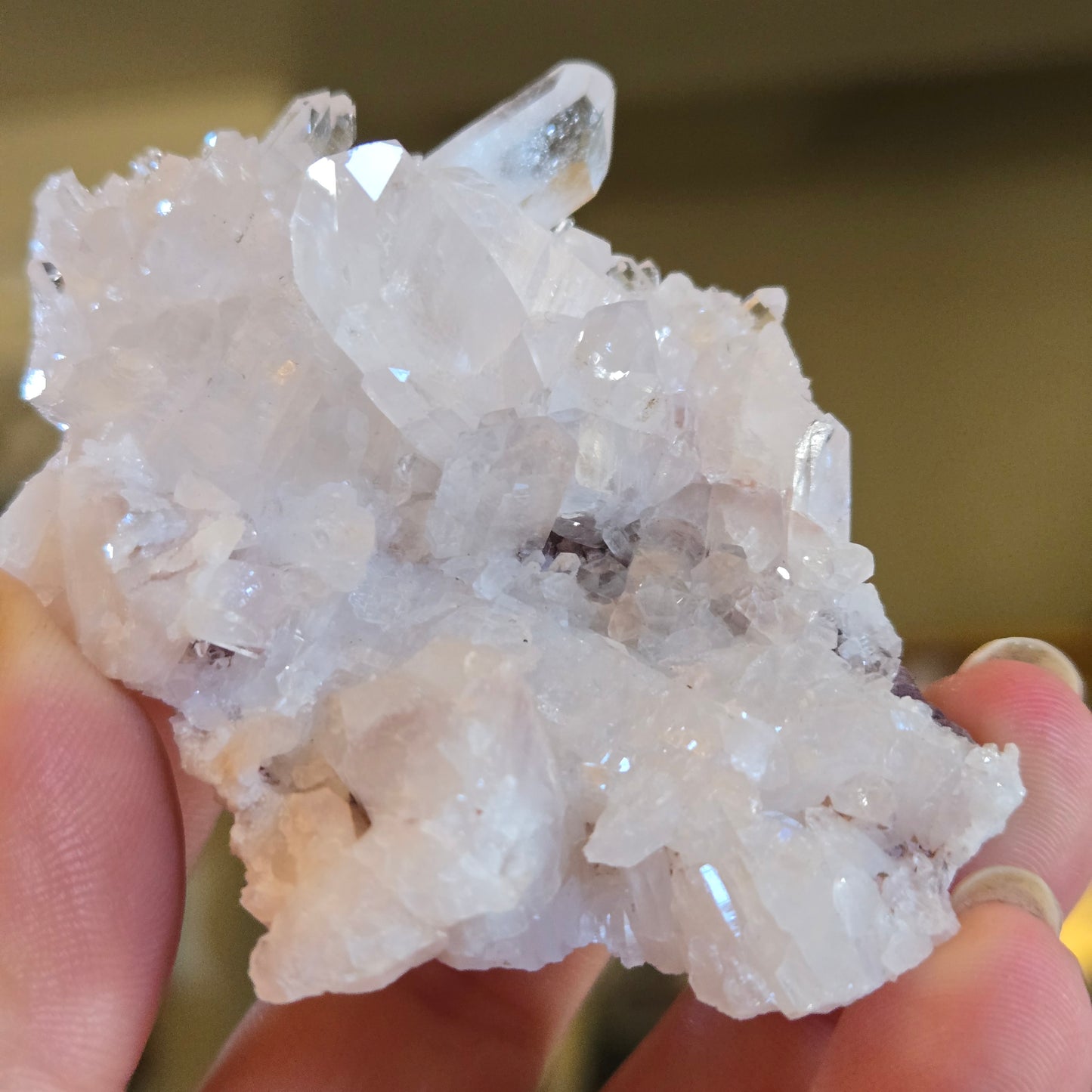 Natural Brazilian Quartz cluster
