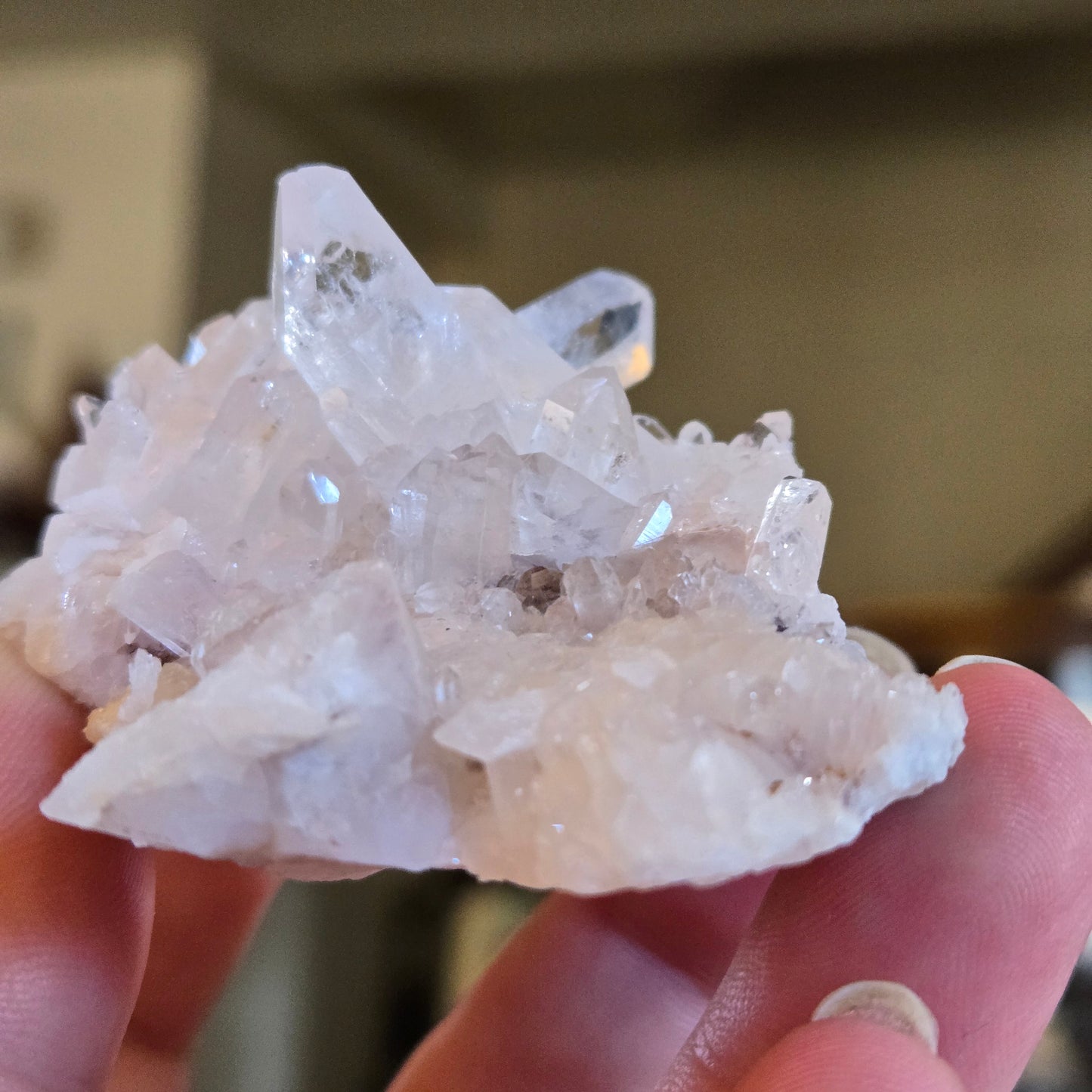Natural Brazilian Quartz cluster