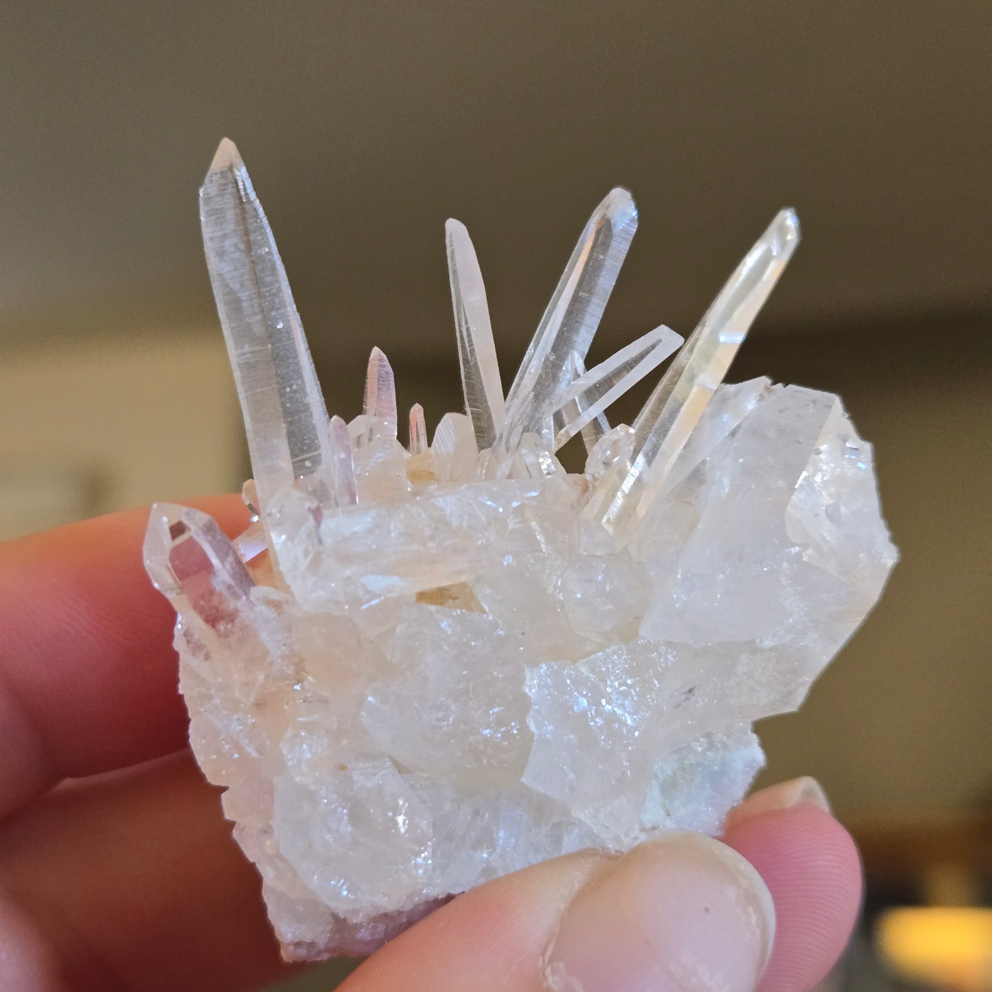 Brazilian tiny & mighty clear quartz cluster