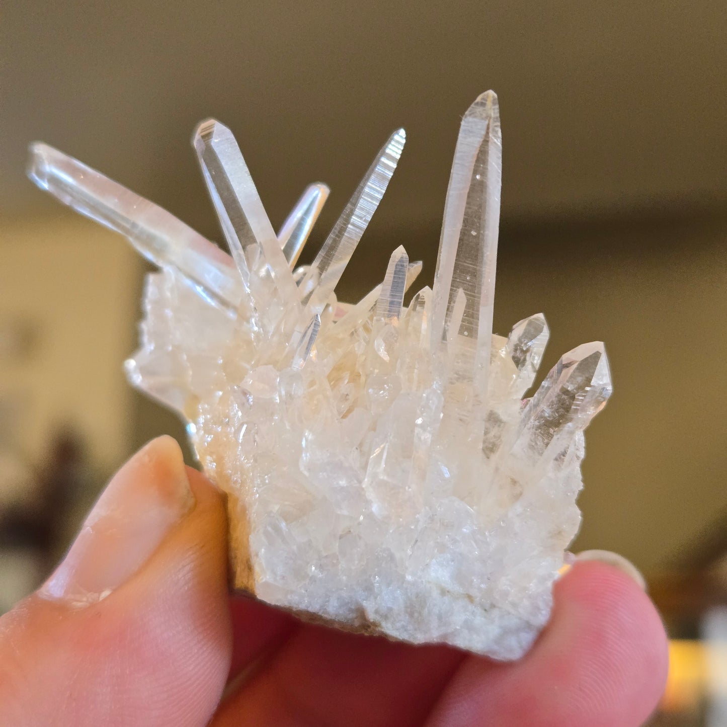 Brazilian tiny & mighty clear quartz cluster