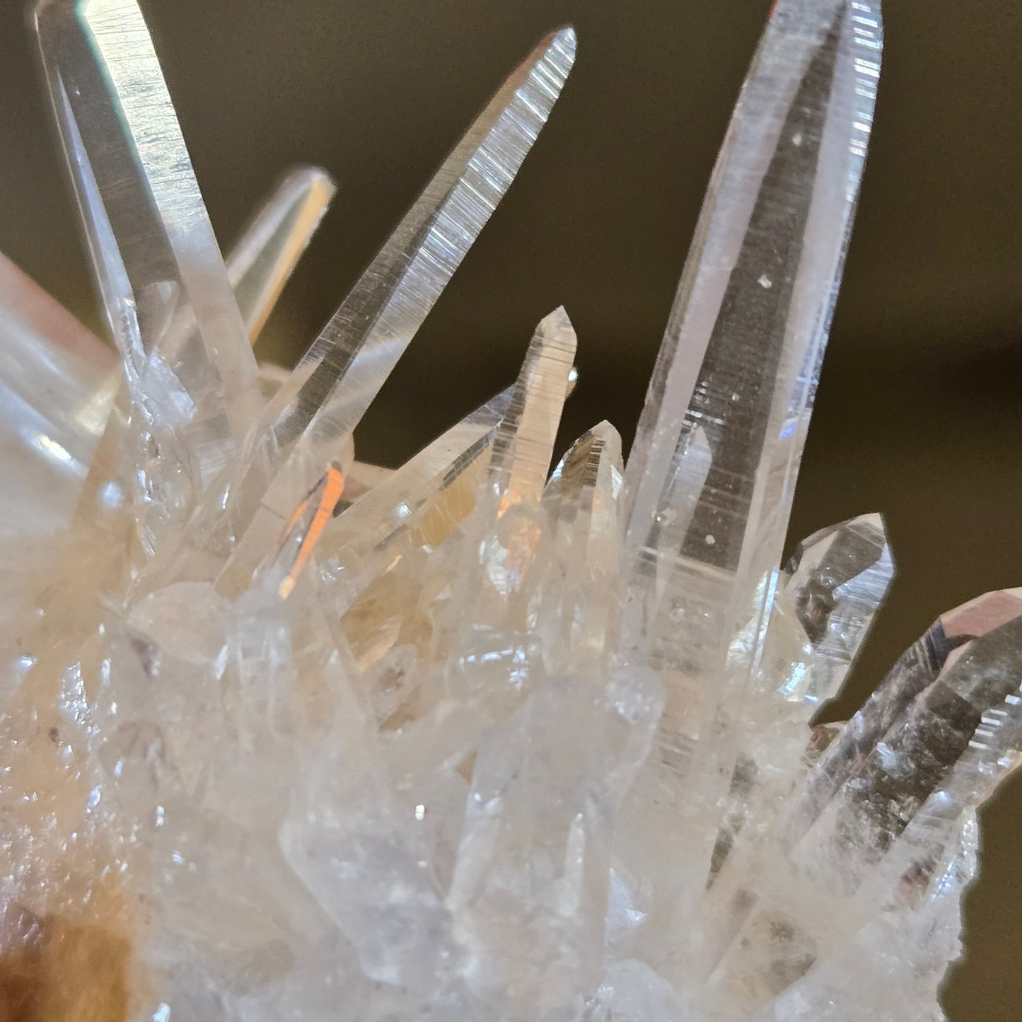 Brazilian tiny & mighty clear quartz cluster
