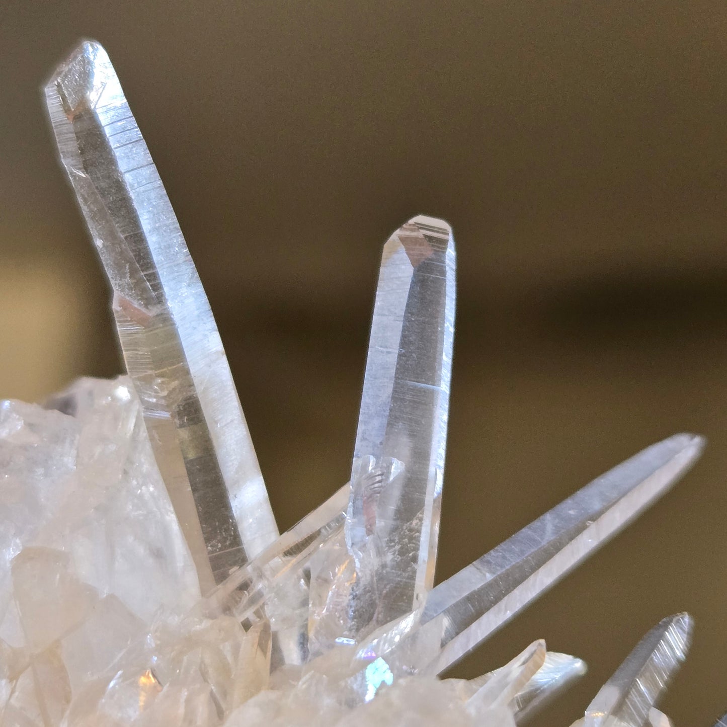 Brazilian tiny & mighty clear quartz cluster