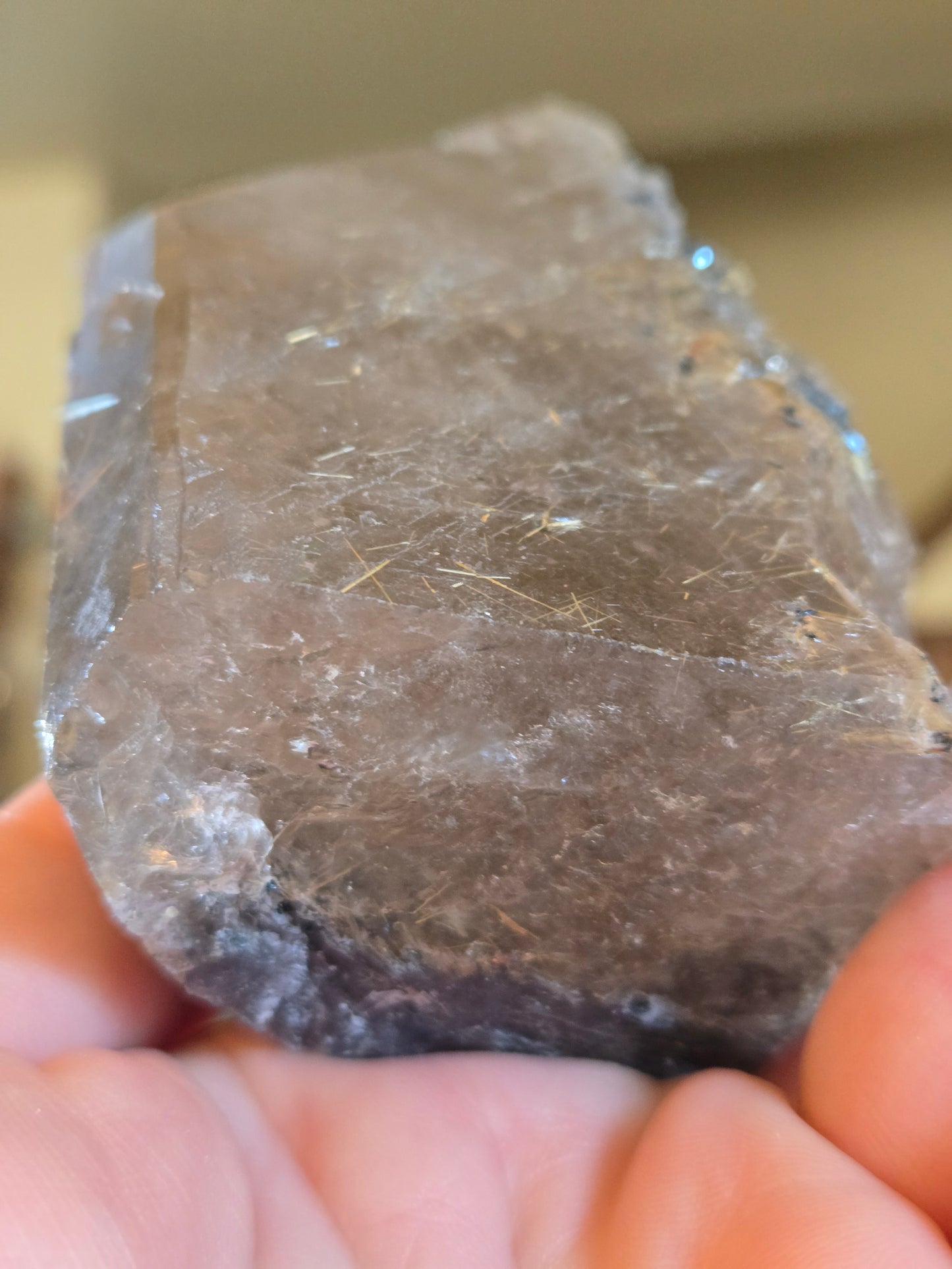 Rutilated Smokey Quartz free form